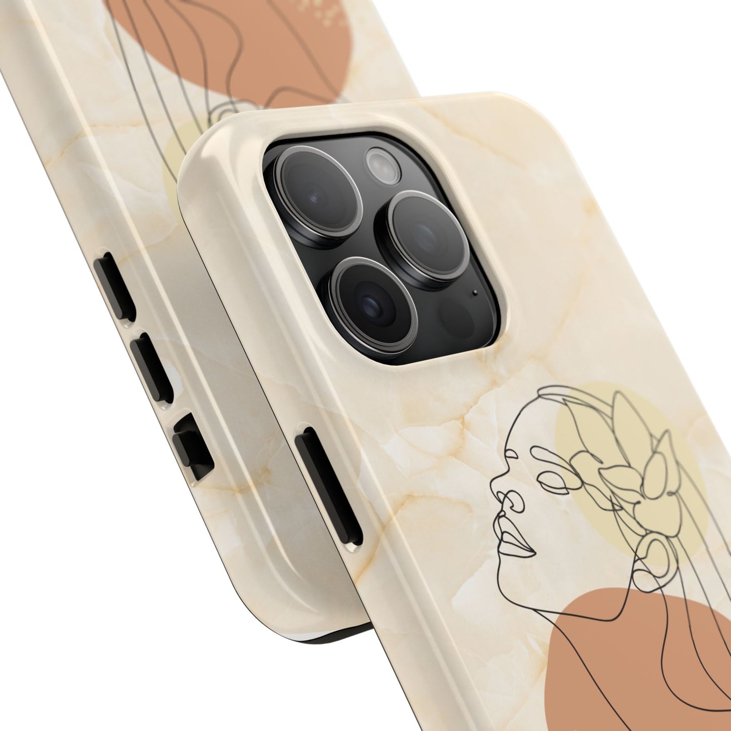 Tough Phone Case - Elegant Line Art Cover