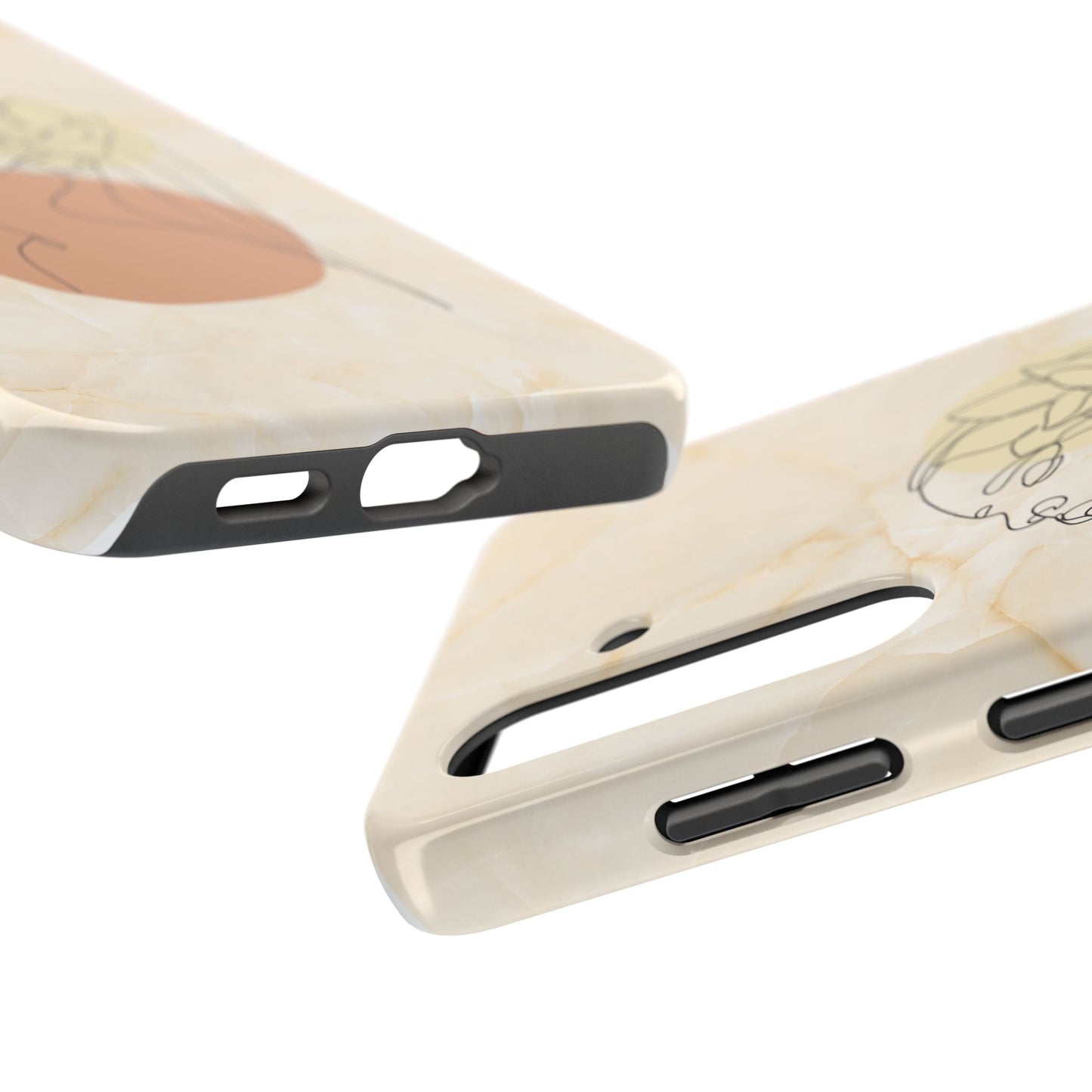 Tough Phone Case - Elegant Line Art Cover