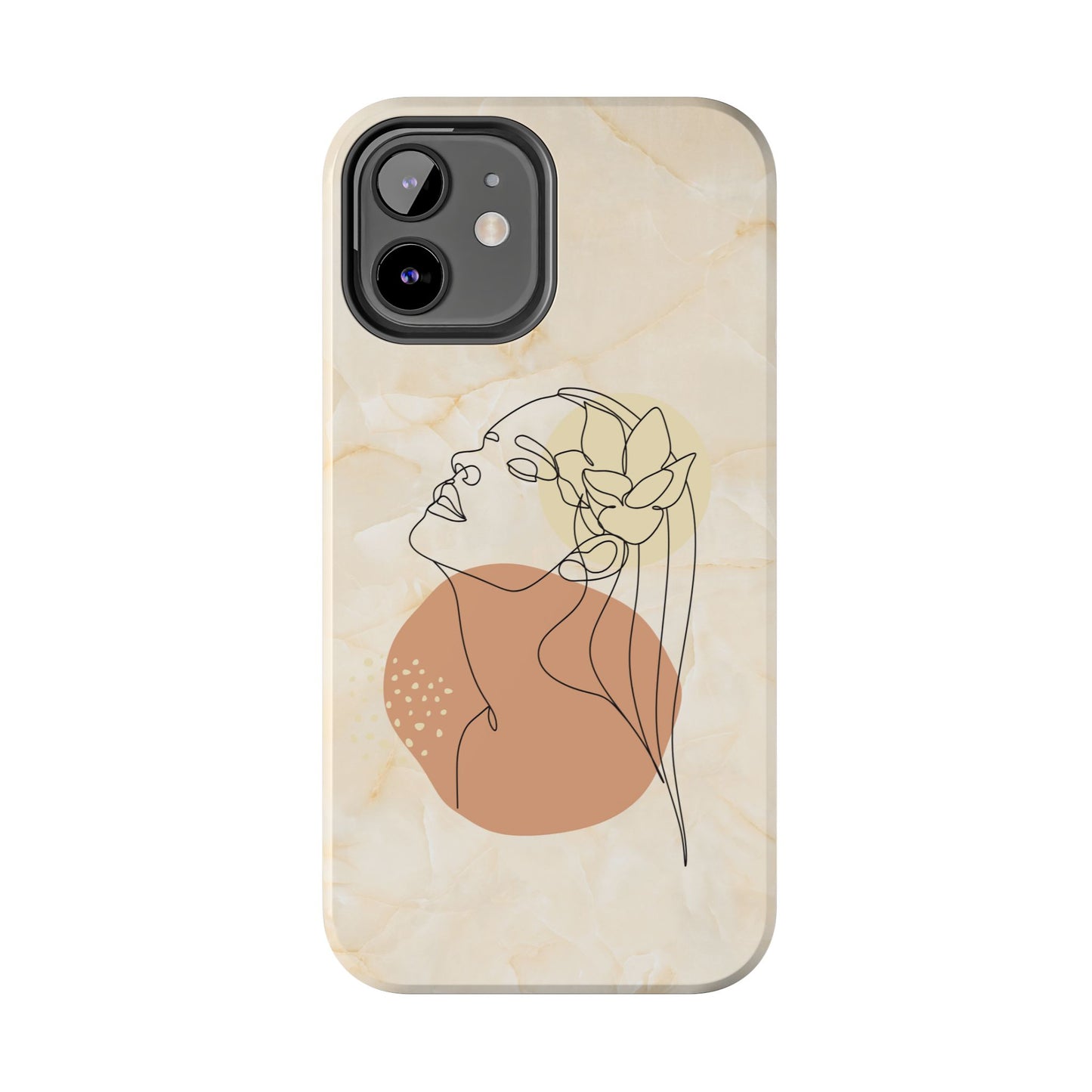 Tough Phone Case - Elegant Line Art Cover