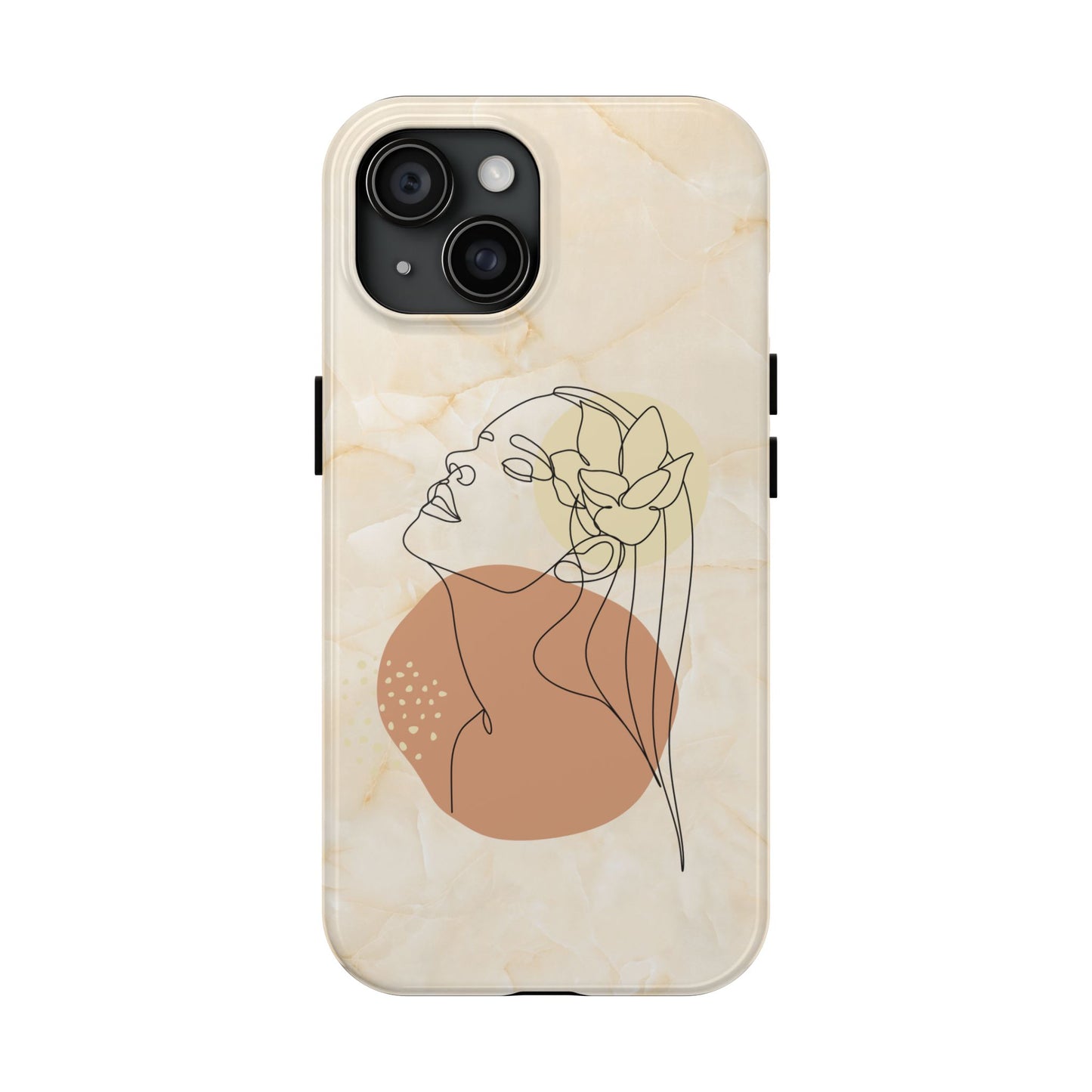 Tough Phone Case - Elegant Line Art Cover