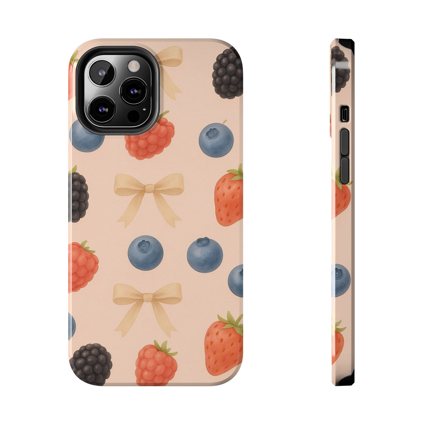 Tough Phone Cover - Berry-Themed Phone Case
