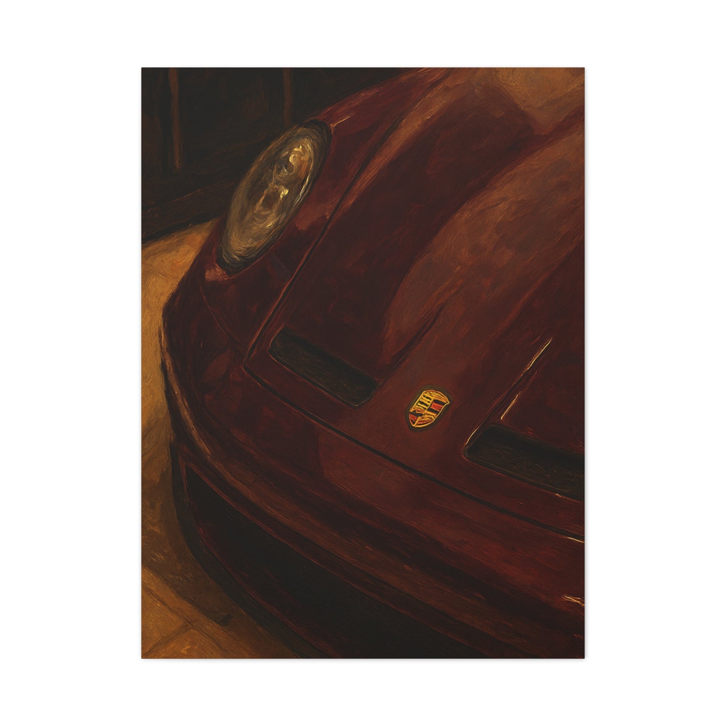 Canvas wall art — Vintage Sports Car